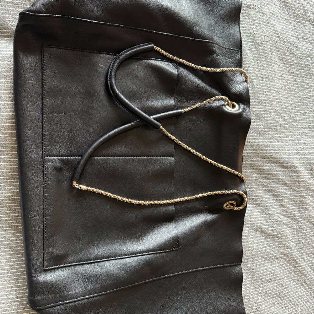 Sezane Black “Gaby” Tote Bag